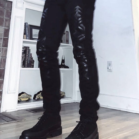 D.Gnak by Kang.D Designer Slim Trouser / Pants Heavy Terry Cotton Men’s W30-31 - Picture 9 of 12